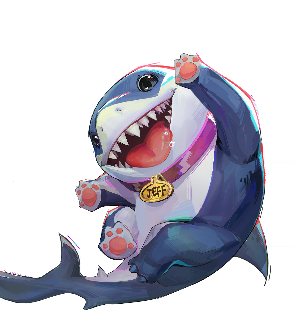 Jeff the Land Shark art