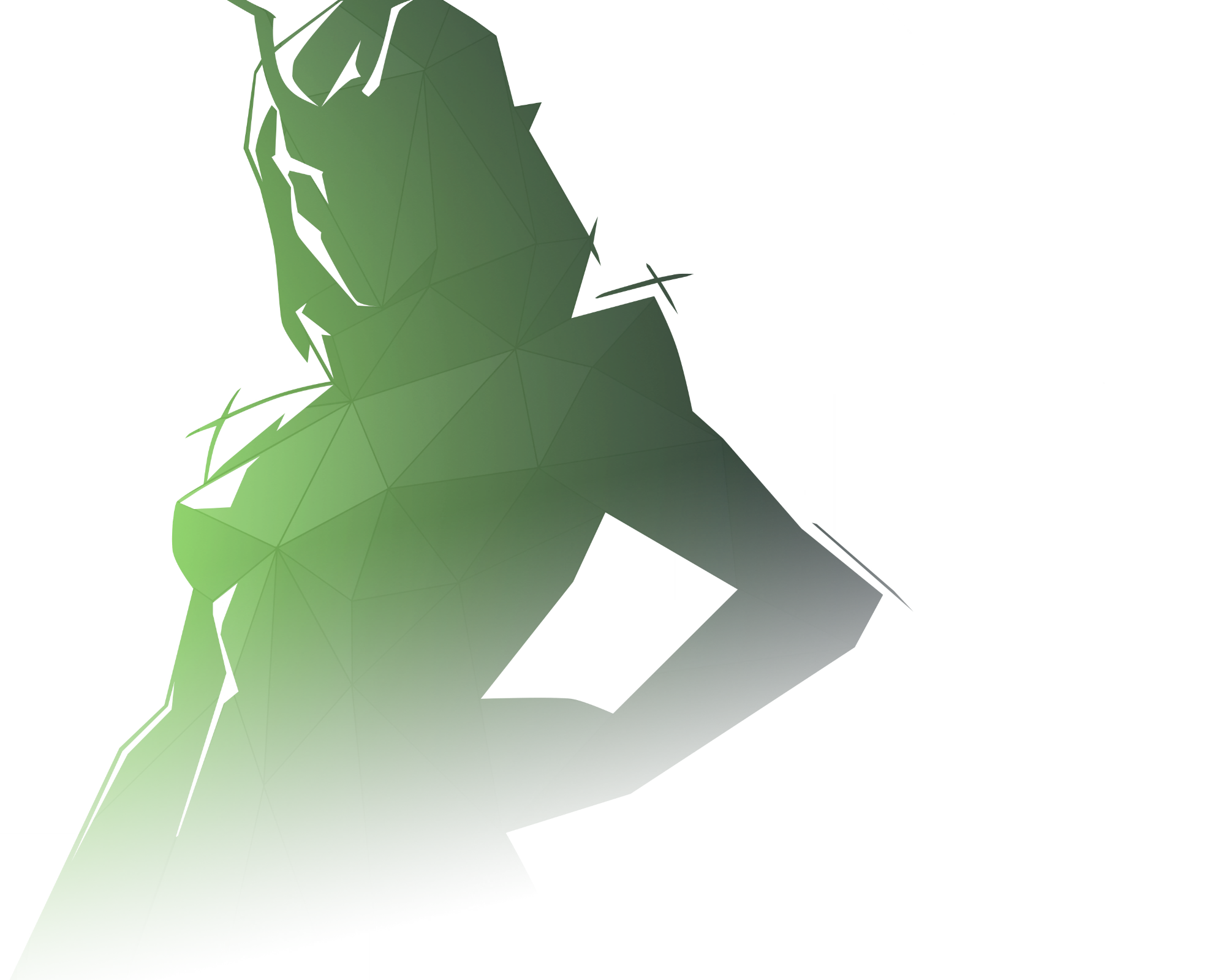 Mantis silhouette